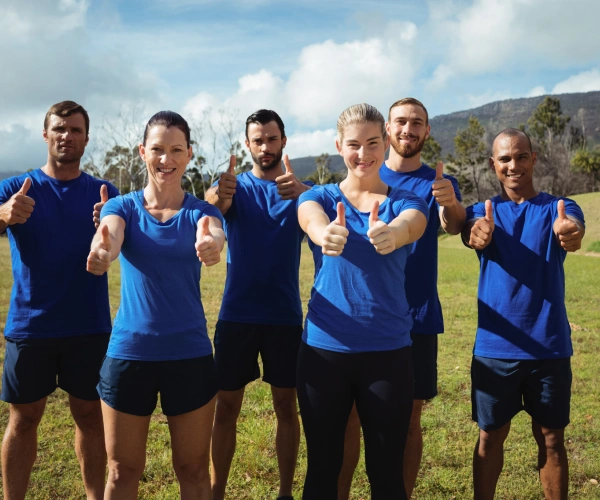 group-people-showing-thumbs-up-boot-camp-training